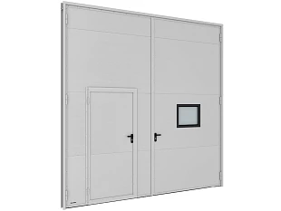 Распашные гаражные ворота SG-SS 2800x3000